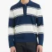 полосатая рубашка поло с длинными рукавами