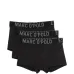 Комплект из трех боксеров с логотипом Комплект из трех боксеров с логотипом