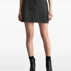 мини-юбка строгого кроя