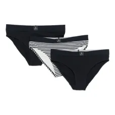 Комплект из трех трусов-брифов с логотипом