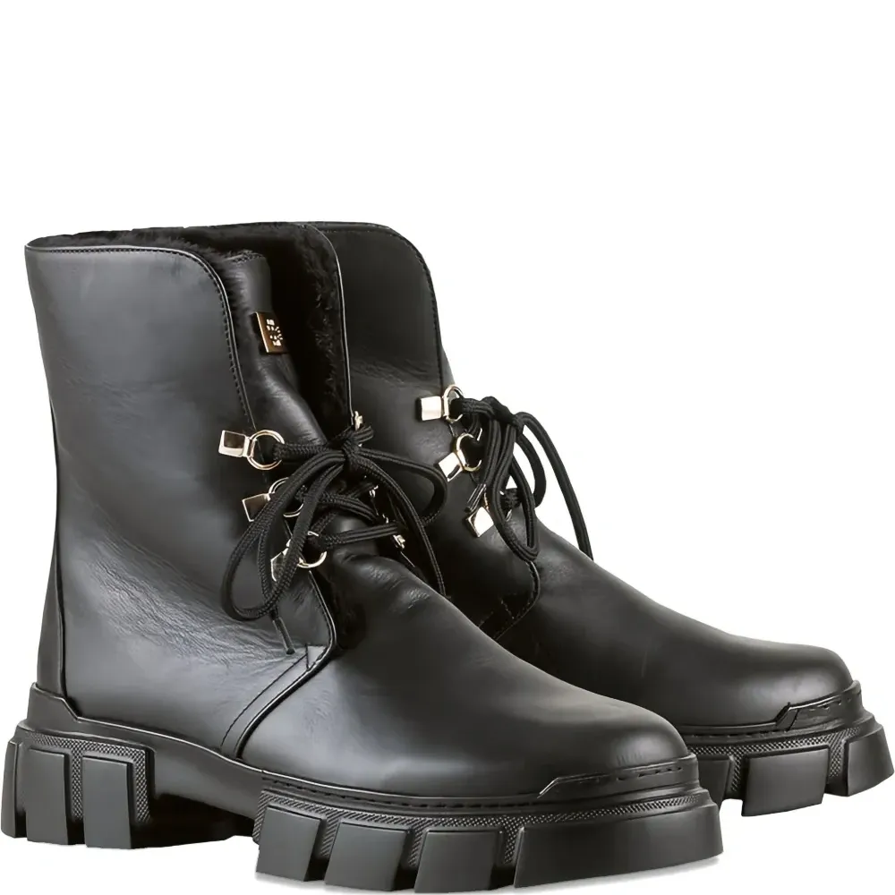 ботинки Winter на массивной подошве ботинки Winter на массивной подошве