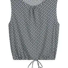 топ с узором