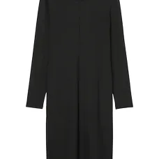 платье мини с длинными рукавами