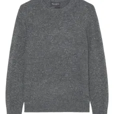 свитер с круглым вырезом