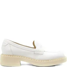 лоферы на блочном каблуке