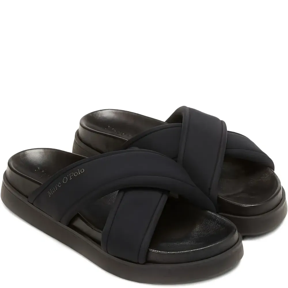 шлепанцы с перекрестными ремешками