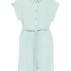 Платье-рубашка мини с поясом Платье-рубашка мини с поясом