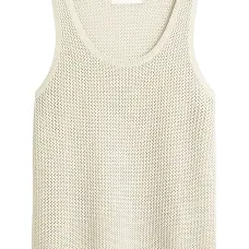 трикотажный топ без рукавов трикотажный топ без рукавов