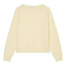 фактурный свитер с круглым вырезом