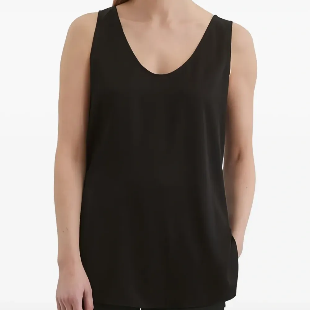 атласный топ без рукавов атласный топ без рукавов