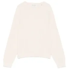 Свитер в рубчик с круглым вырезом