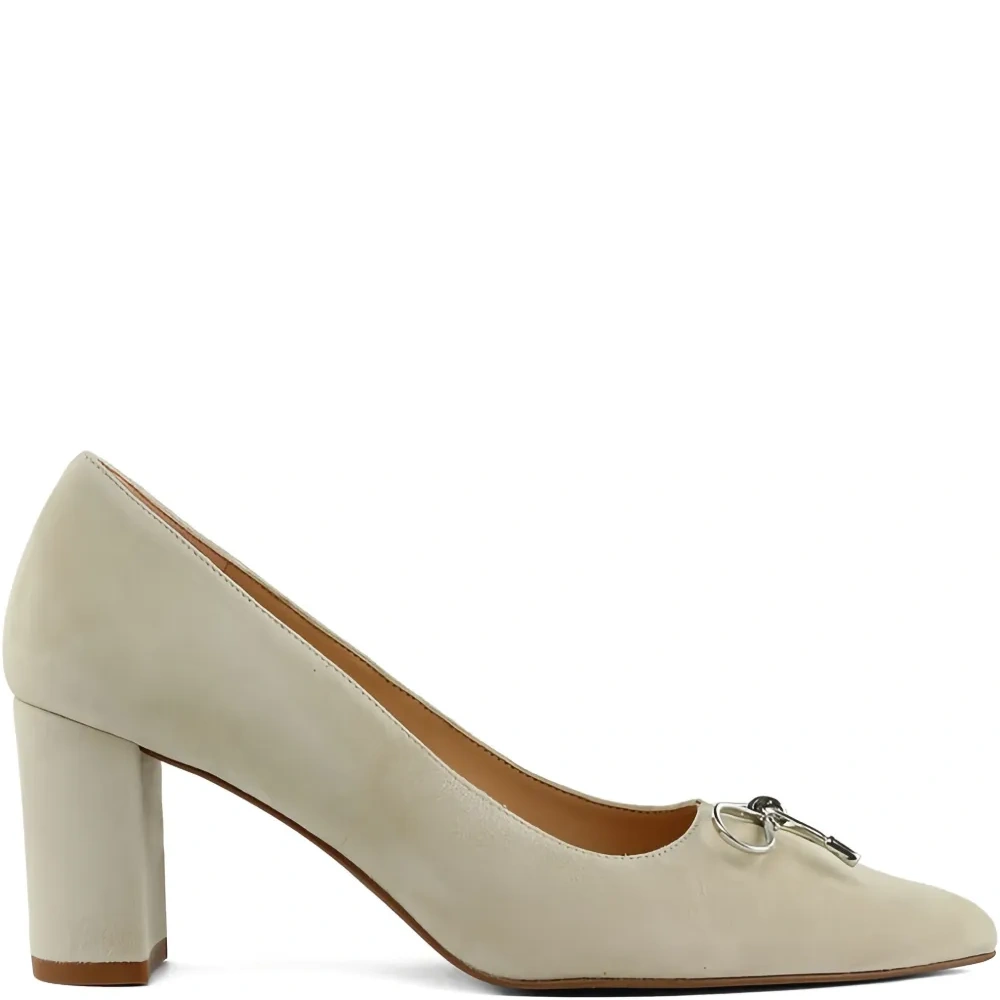 туфли-лодочки на блочном каблуке