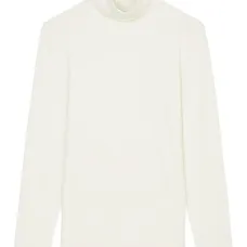 Топ с высоким воротником и длинными рукавами