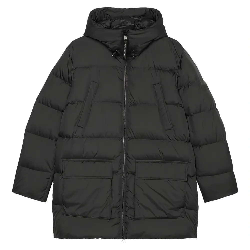 пуховик с капюшоном