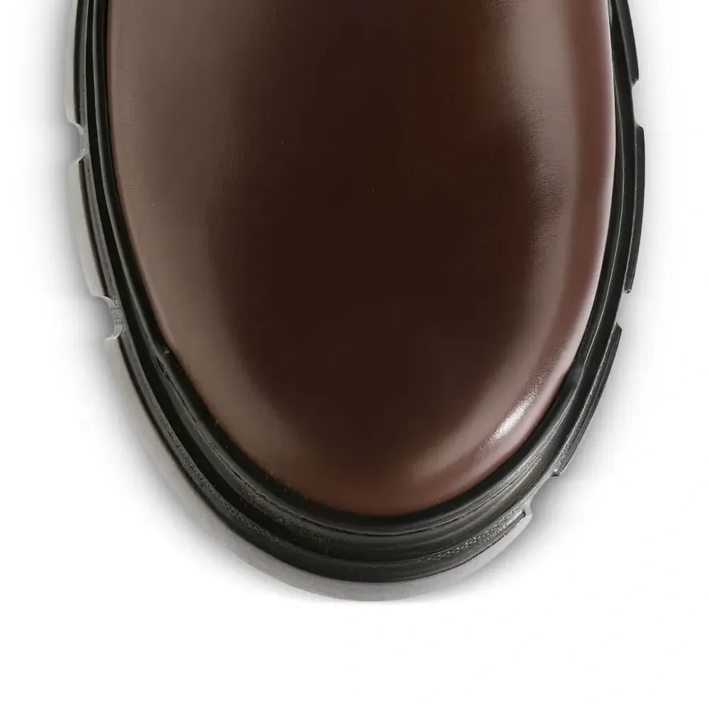 ботинки Winter на массивной подошве