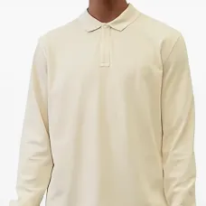 рубашка поло с длинными рукавами