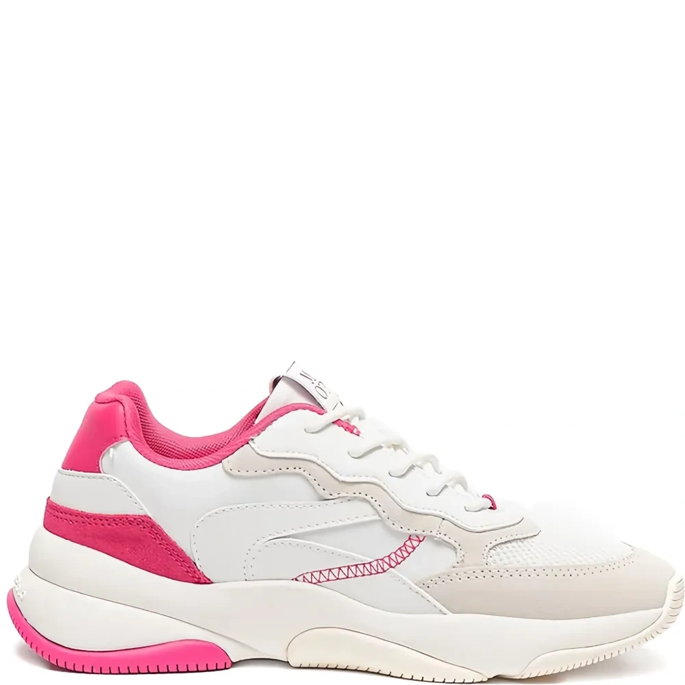 массивные кроссовки со вставками