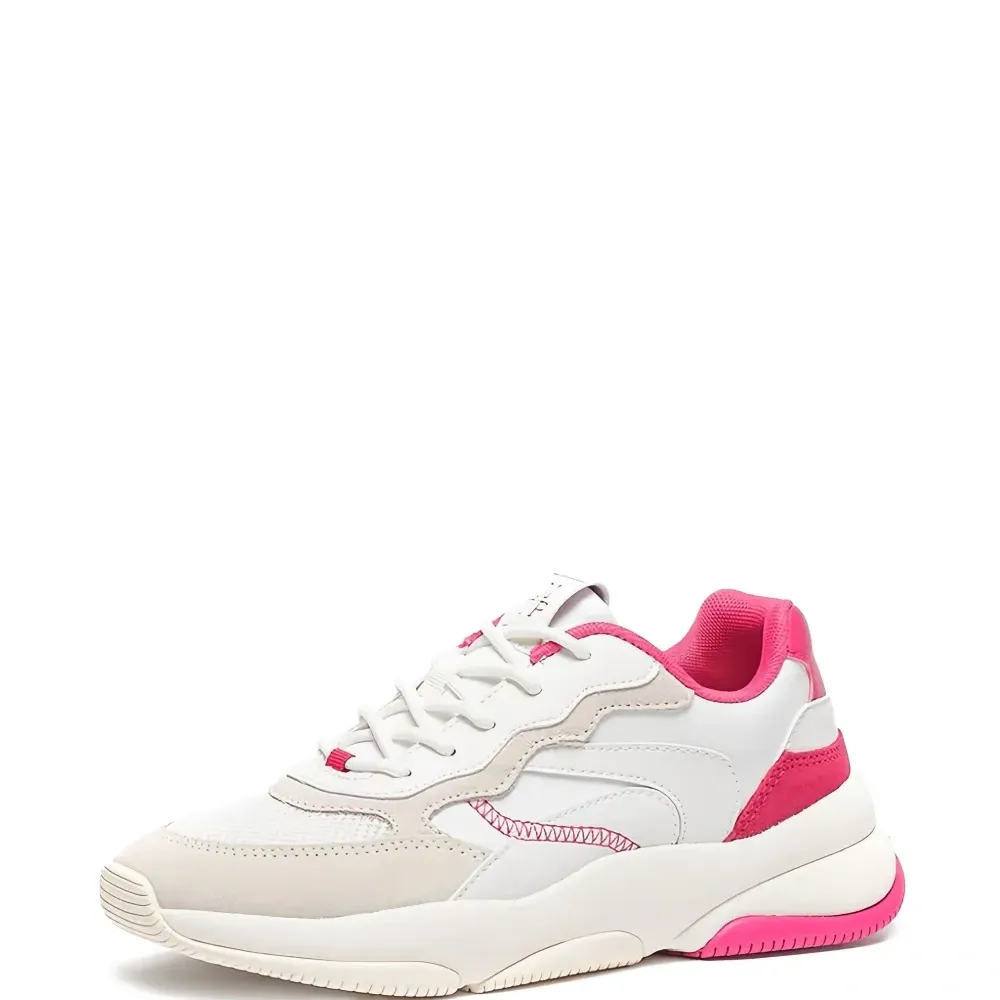 массивные кроссовки со вставками