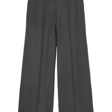 брюки строгого кроя со складками