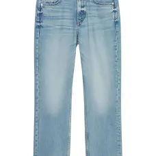 джинсы с нашивкой-логотипом