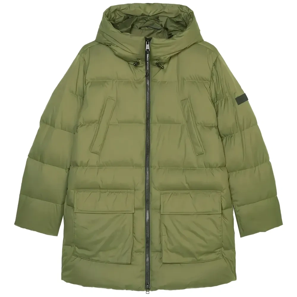 пуховик с капюшоном