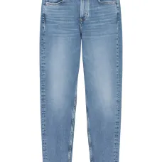 джинсы с нашивкой-логотипом