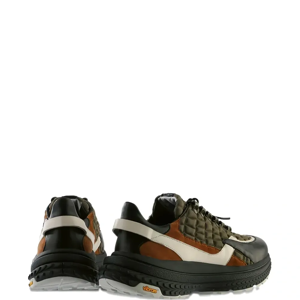 стеганые кроссовки со вставками Zac