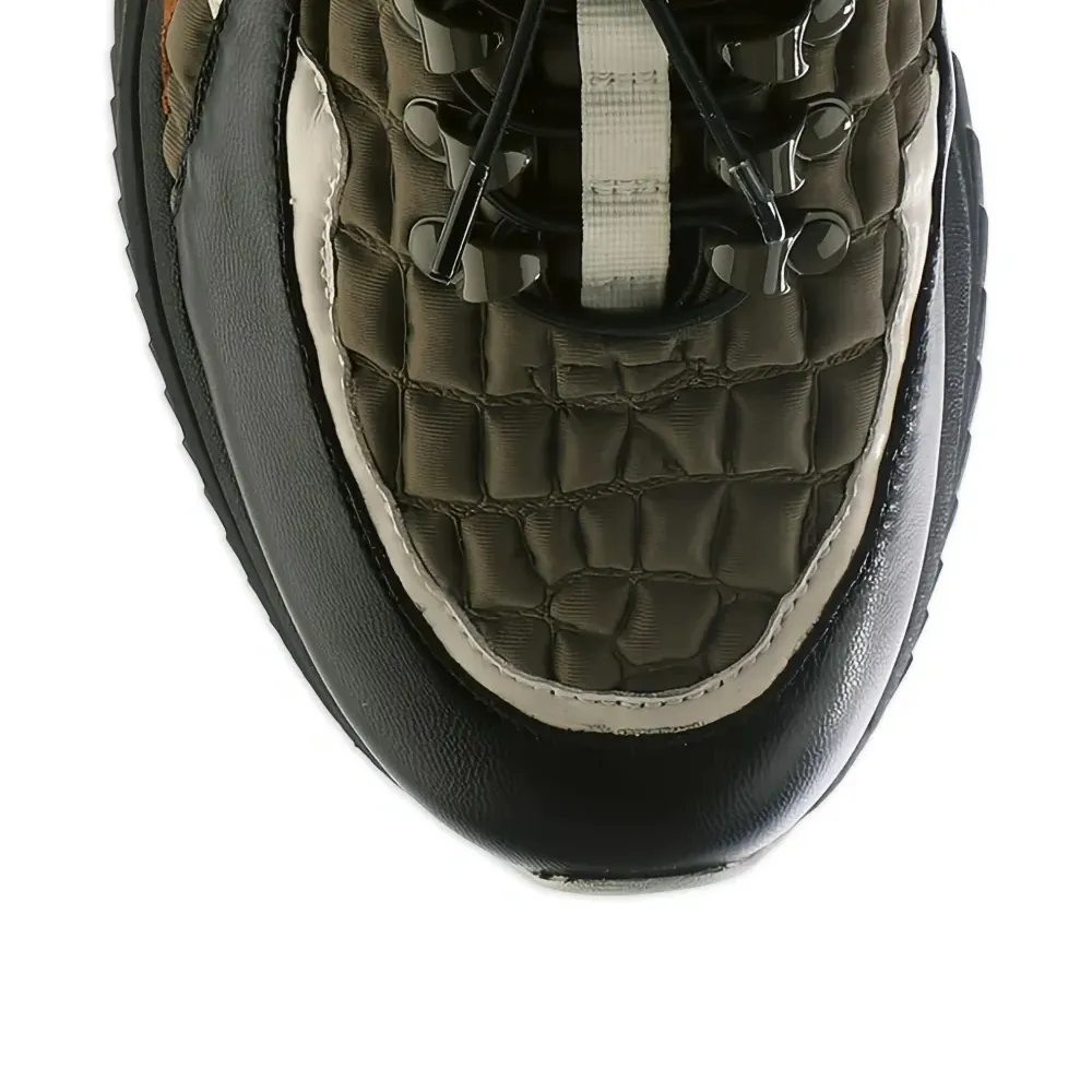 стеганые кроссовки со вставками Zac