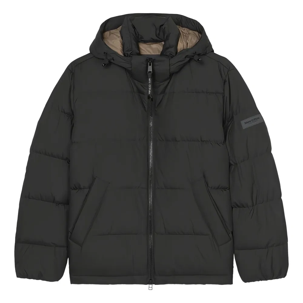 пуховик с капюшоном