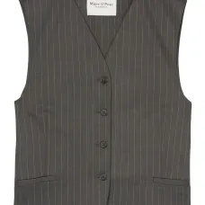 жилет в тонкую полоску