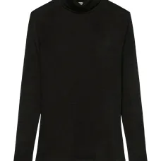 топ с высоким воротником