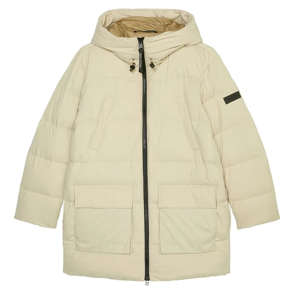 пуховик с капюшоном