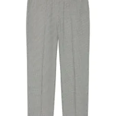 брюки строгого кроя в ломаную клетку