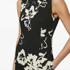 Платье с цветочным принтом