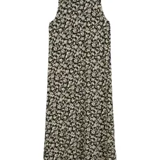 платье миди с цветочным принтом