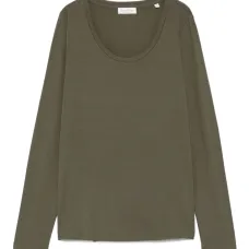 Лонгслив с U-образным вырезом