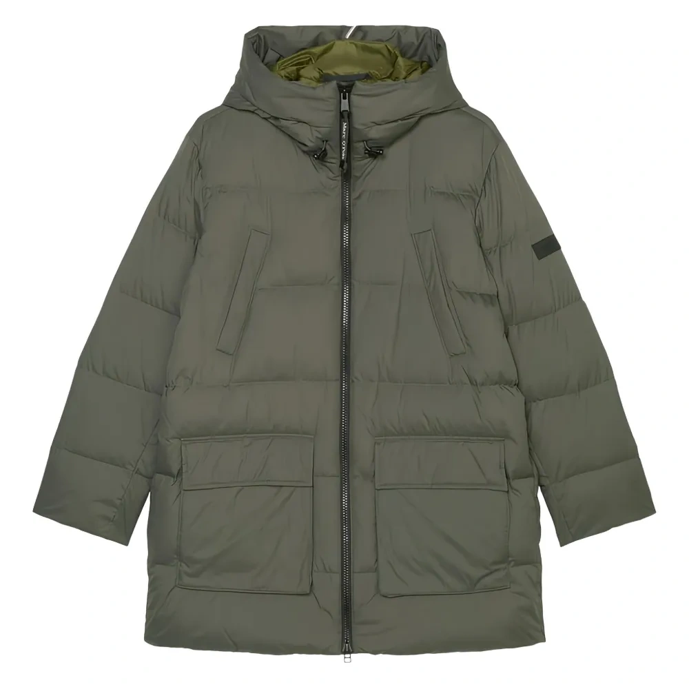 Пуховик с капюшоном