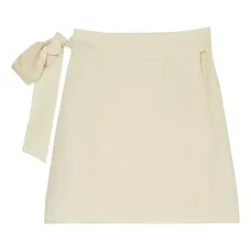 юбка мини с запахом