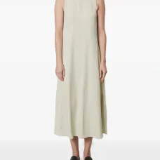 платье миди А-силуэта без рукавов платье миди А-силуэта без рукавов