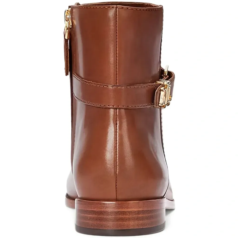 Кожаные ботинки