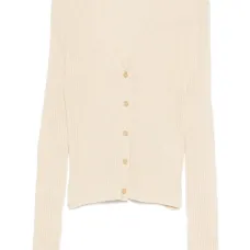 кардиган из смеси хлопка и льна