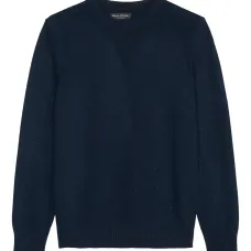 фактурный свитер с круглым вырезом