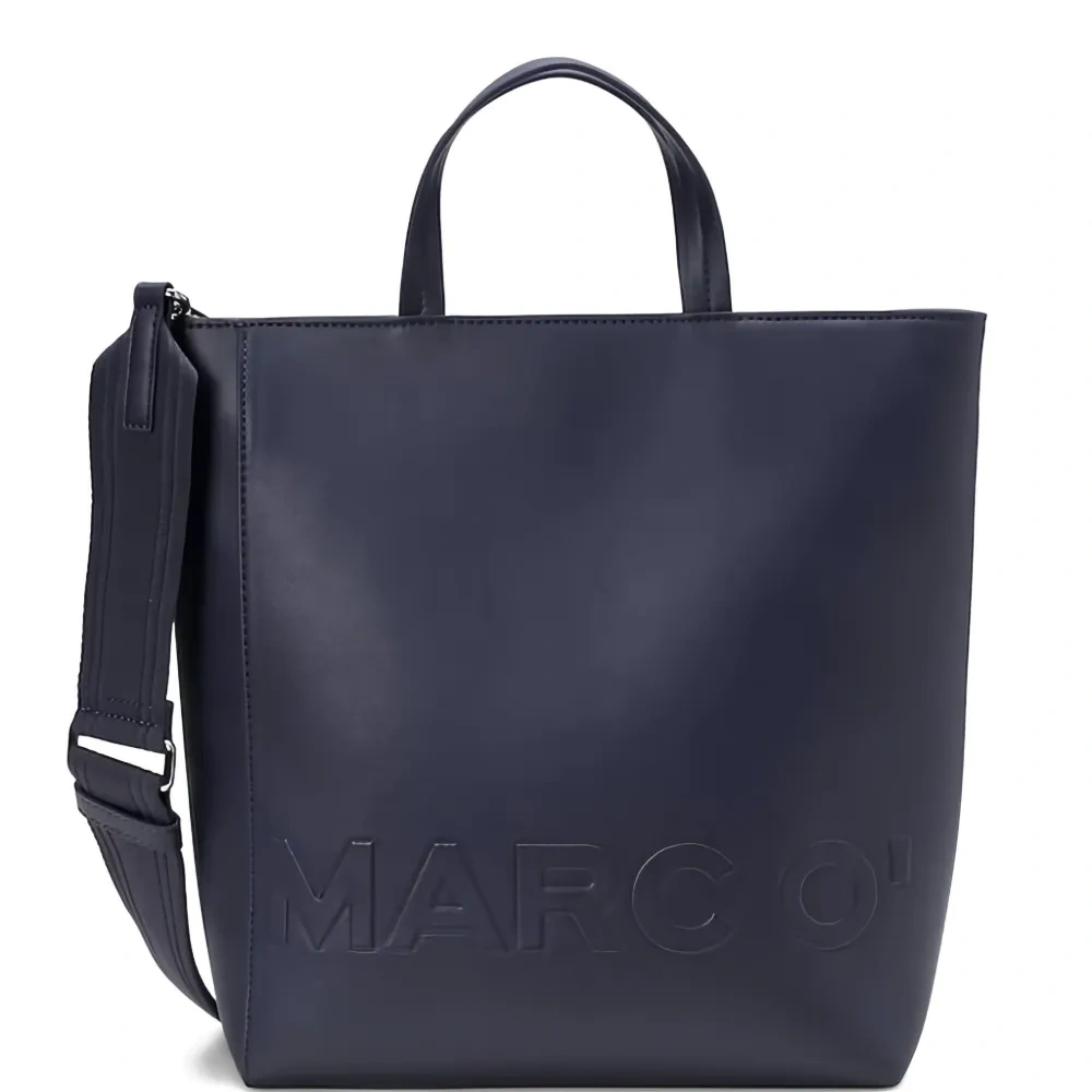 сумка-тоут с тисненым логотипом