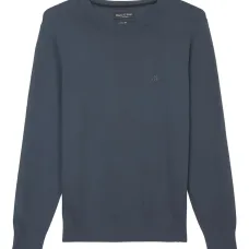 свитер с круглым вырезом