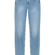 джинсы с нашивкой-логотипом