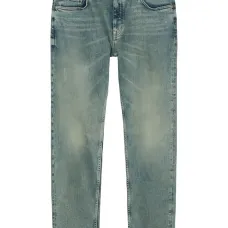 джинсы с нашивкой-логотипом