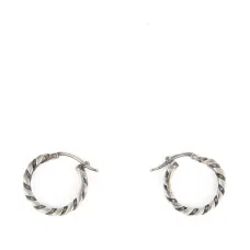 Цепочные серьги-кольца