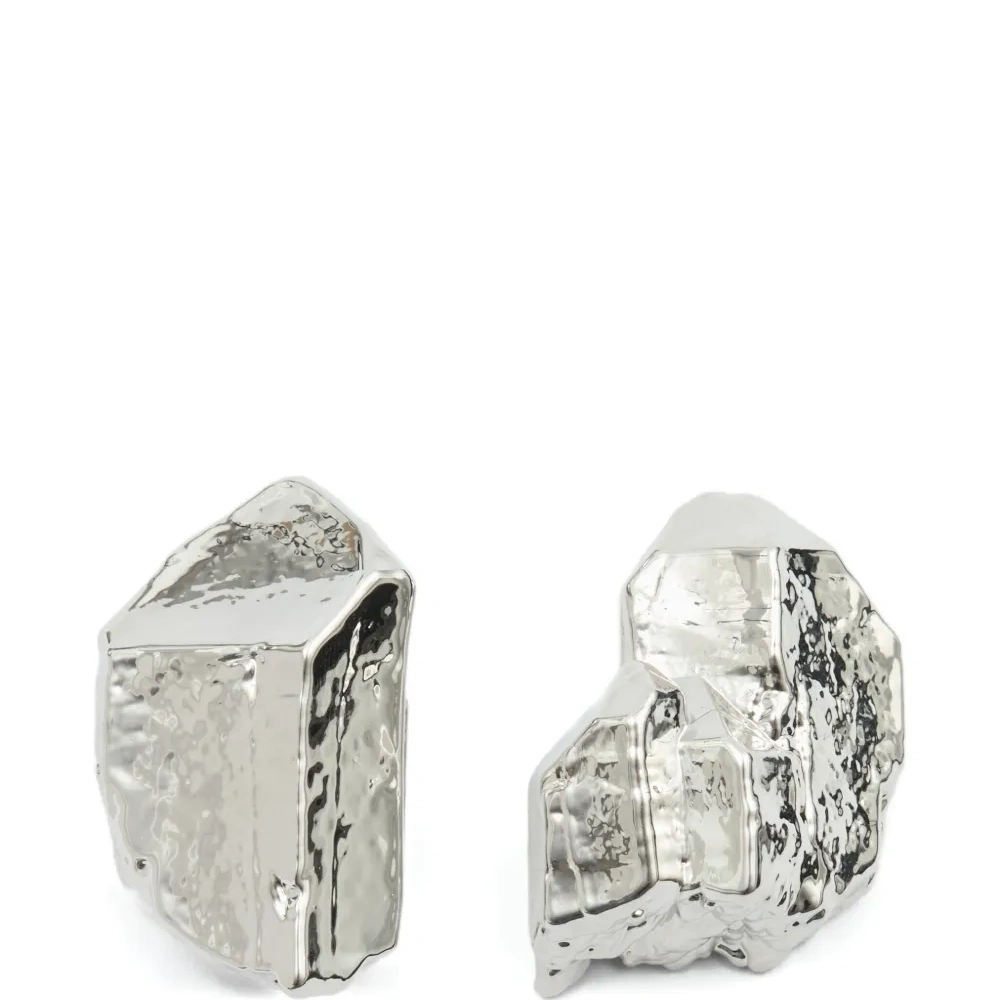 Серьги в форме камней