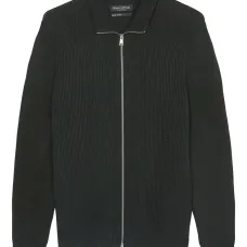 Фактурный кардиган на молнии