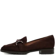 Замшевые лоферы